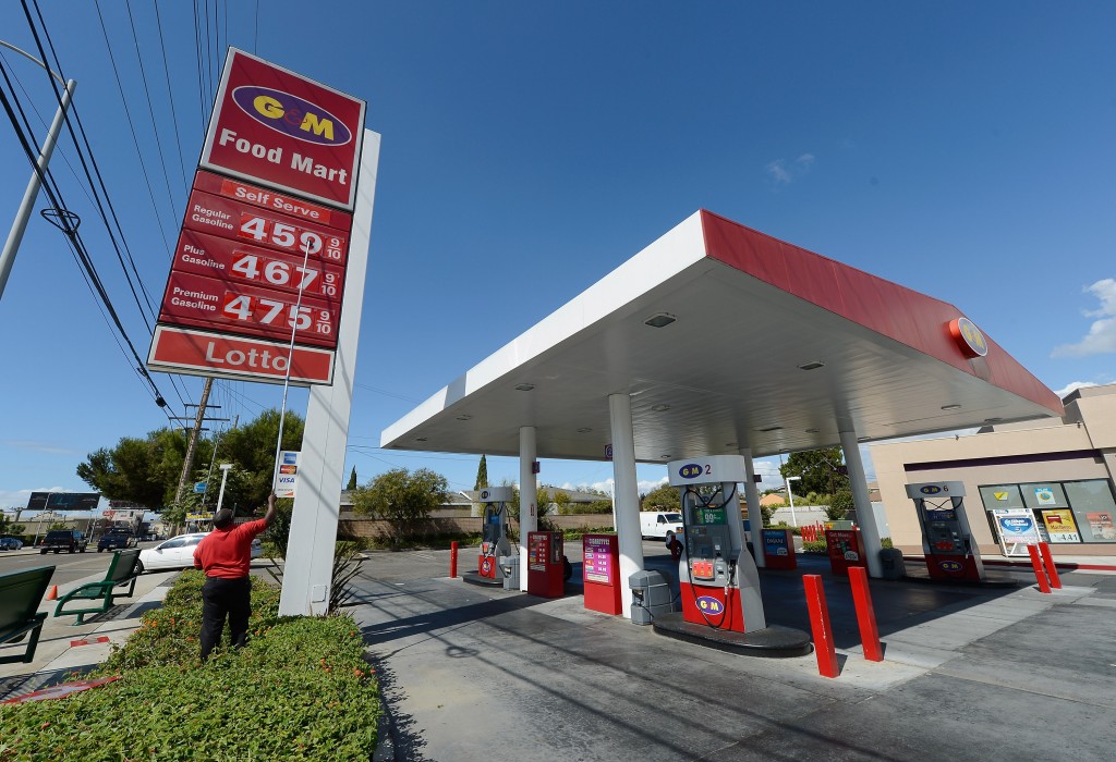 High Gas Prices In California Drop Slightly Overnight