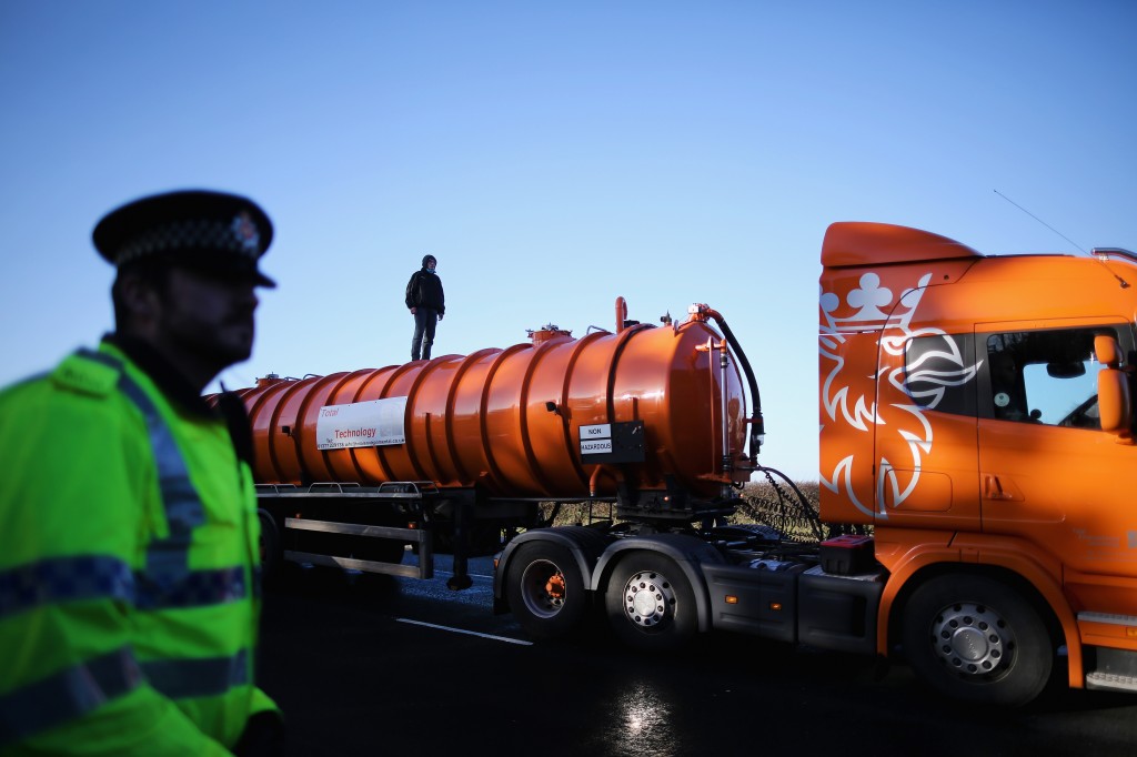 Anti-fracking Protest Camp At Barton Moss